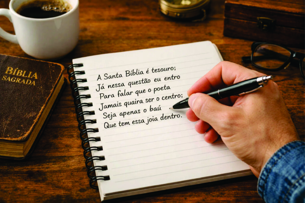 Processo de transformar texto em cordel na literatura popular brasileira